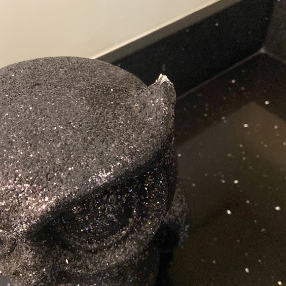 Black Glitter Owl Halloween Large - Picture 3 of 11